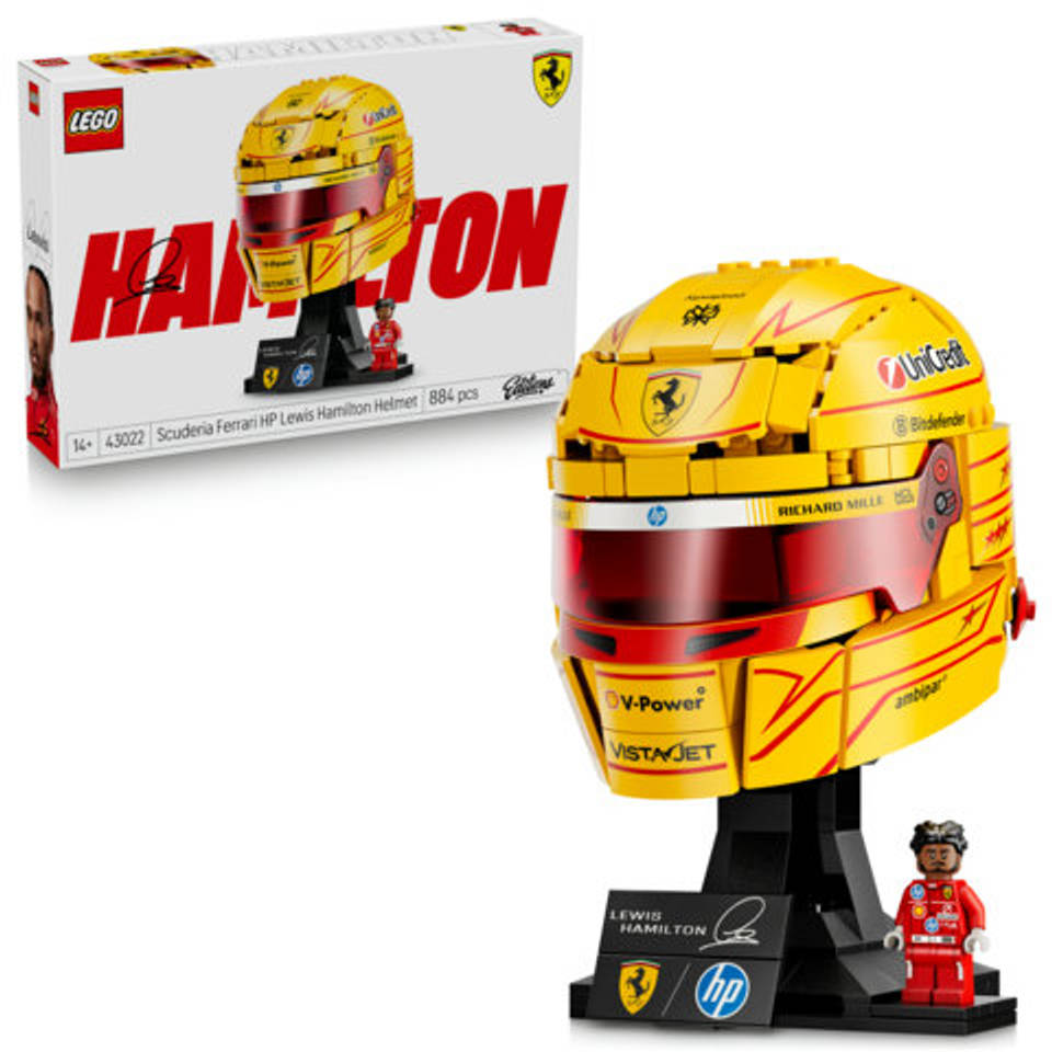 LEGO Editions Scuderia Ferrari HP helm van Lewis Hamilton 43022