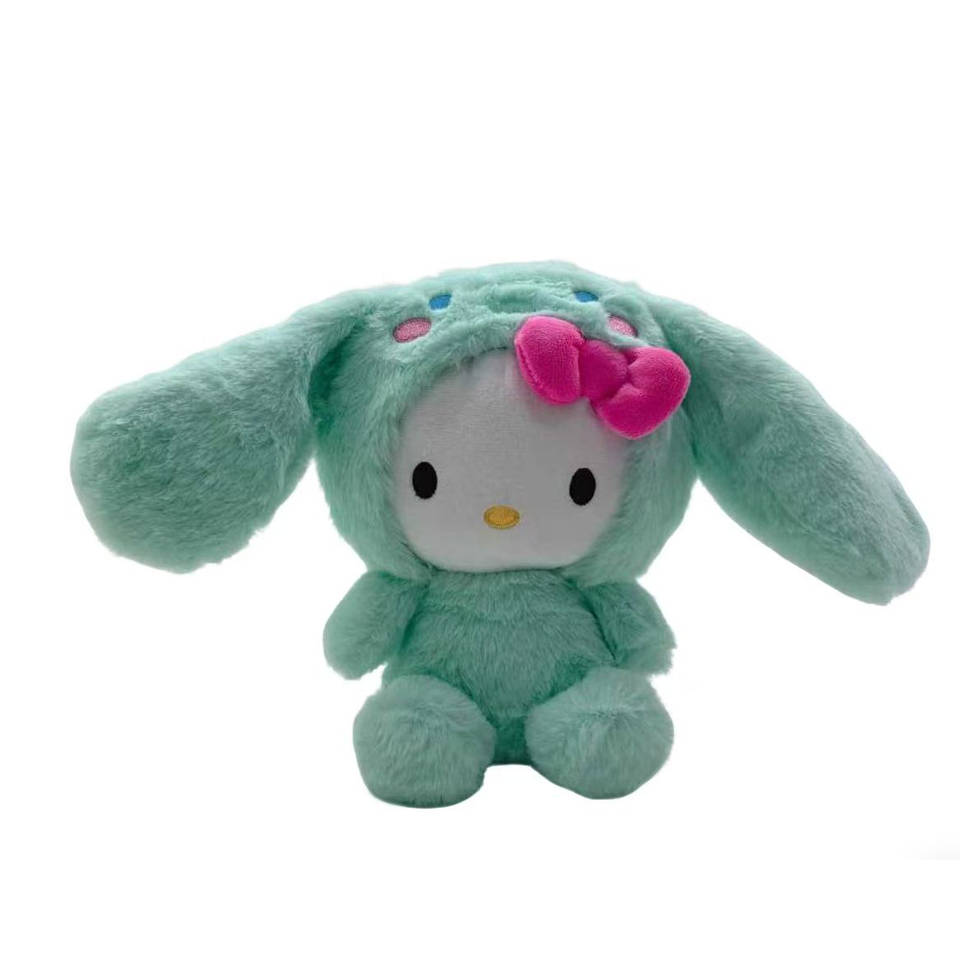 Hello Kitty Dress Up pluchen knuffel - 19,5 cm Main Image