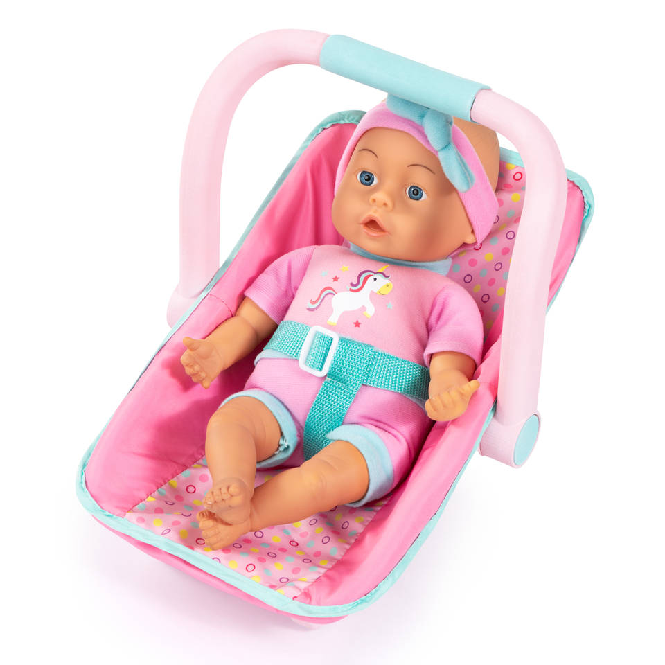 Deluxe autostoel met pop - 33 cm Main Image