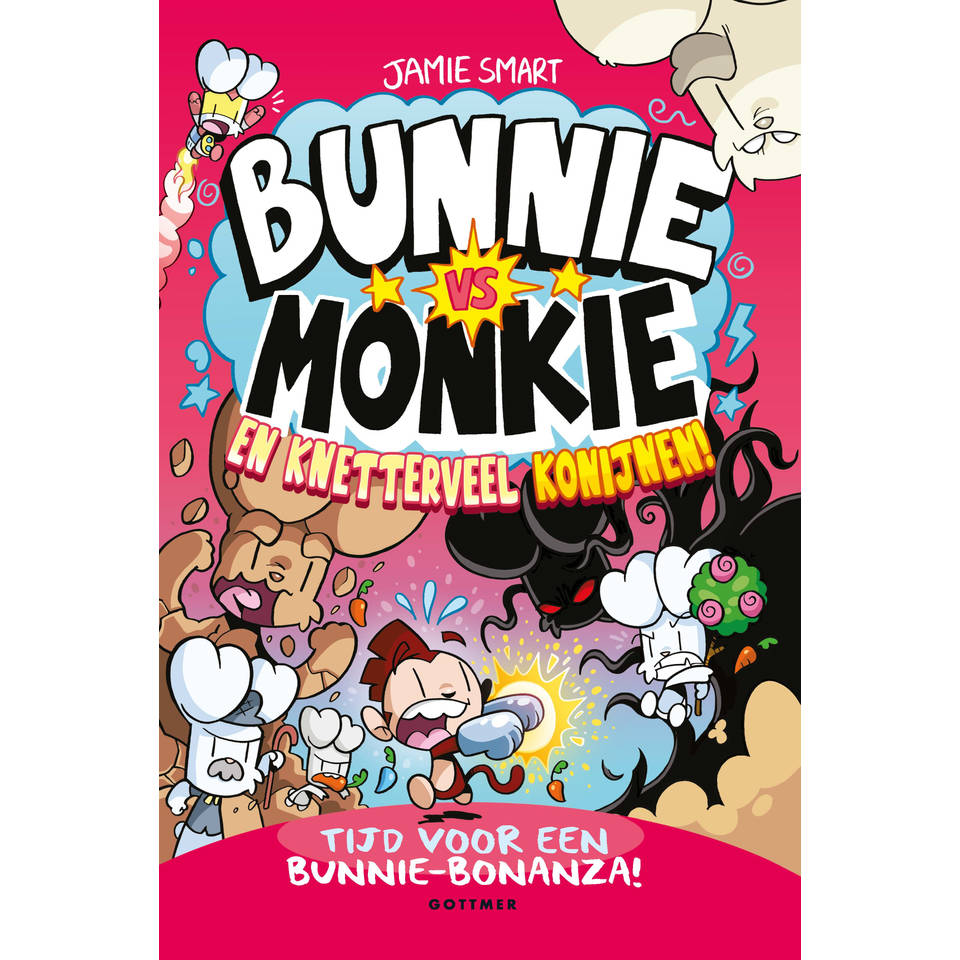 Bunnie vs Monkie en knetterveel konijnen