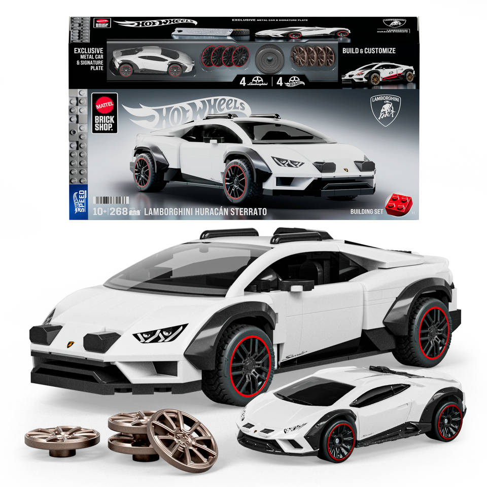 Mattel Brick Shop Hot Wheels Lamborghini Huracán Sterrato Main Image
