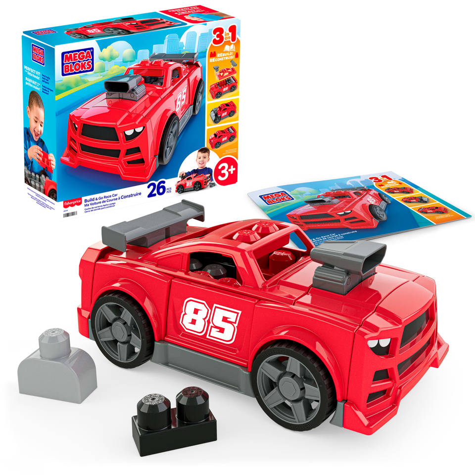 MEGA Bloks bouw en rij raceauto