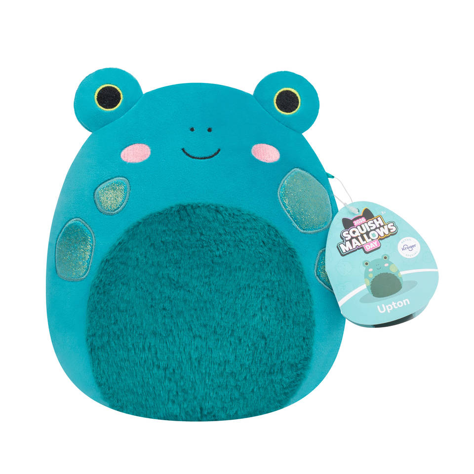 Squishmallows knuffel Upton de groene kikker - 20 cm