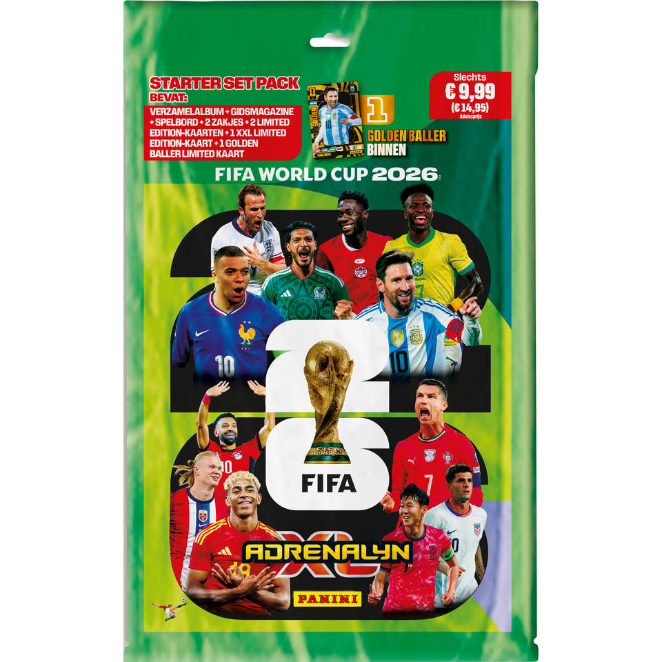Panini Adrenalyn XL FIFA World Cup 2026 Starter Pack Main Image