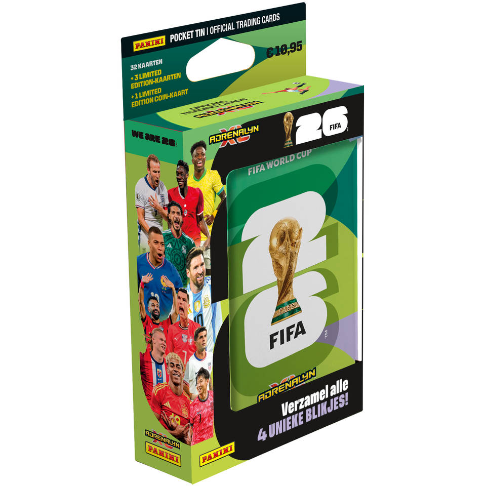 Panini Adrenalyn XL FIFA World Cup 2026 Pocket Tin