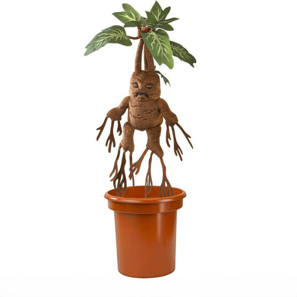 Harry Potter pluchen knuffel interactieve Mandragora - 30 cm