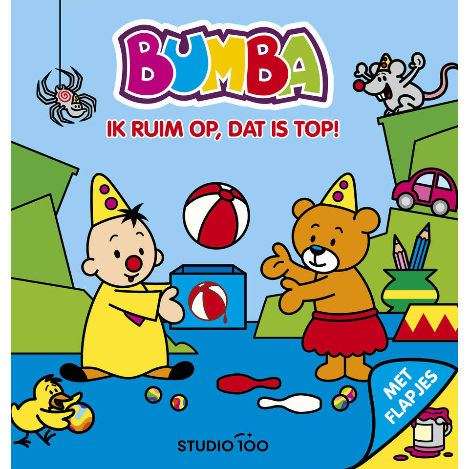 Bumba kartonboek met flapjes Ik ruim op, dat is top! Main Image