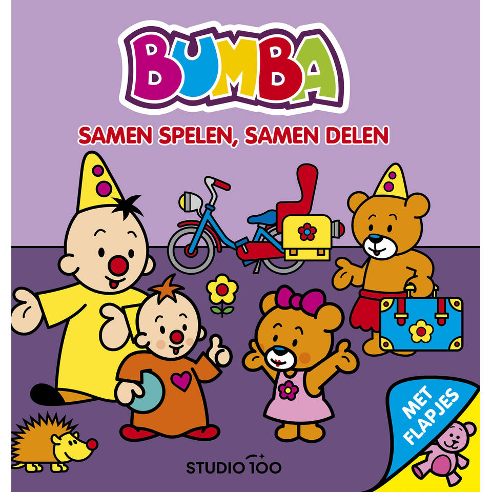 Bumba kartonboek met flapjes Samen spelen, samen delen Main Image