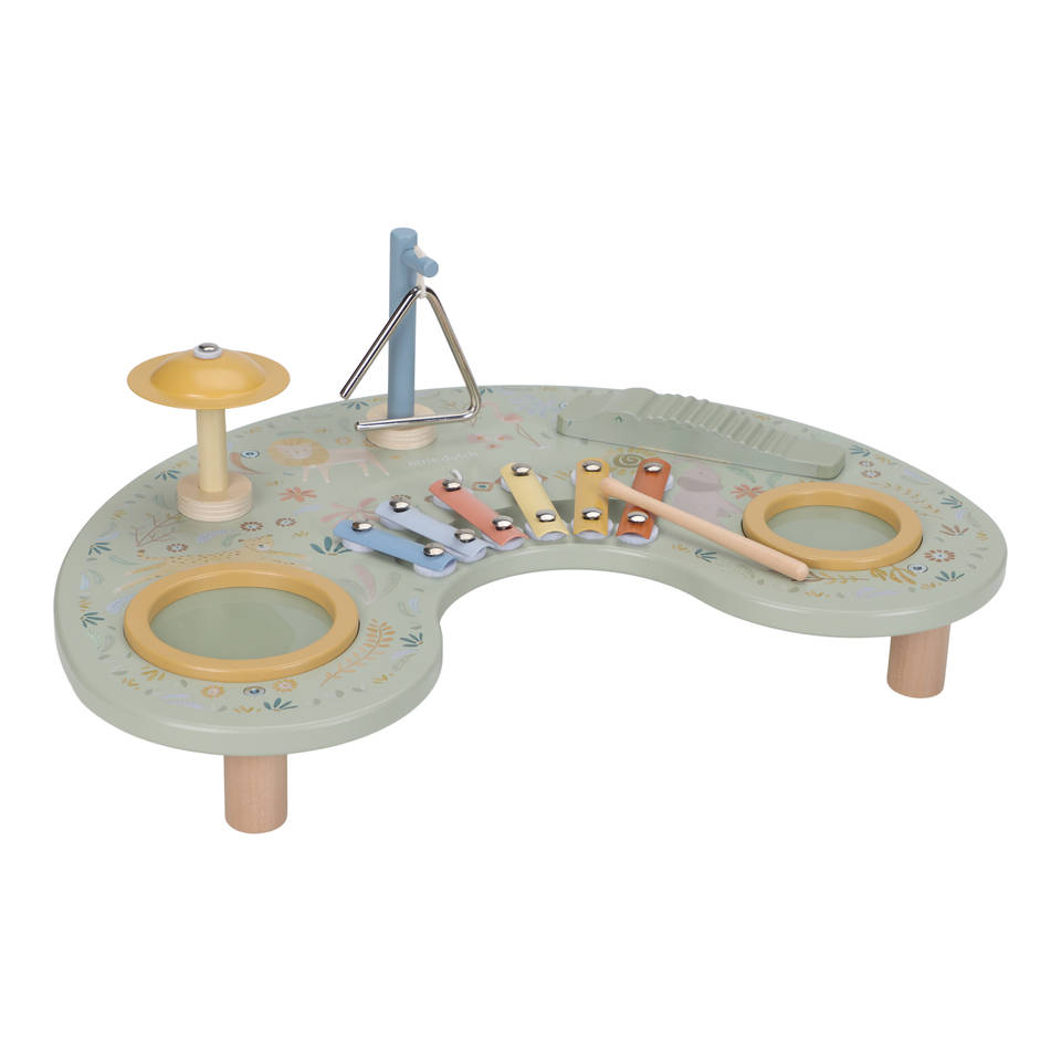 Little Dutch Safari Friends houten muziektafel