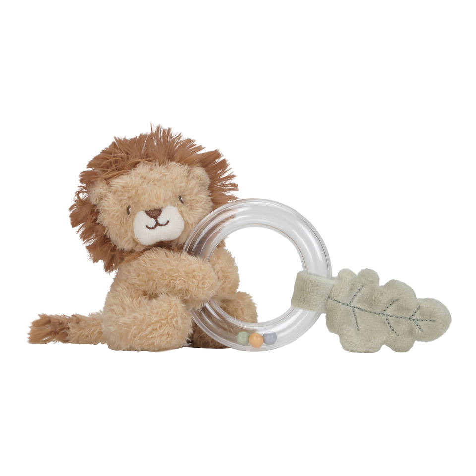Little Dutch Safari Friends plastic leeuw ringrammelaar