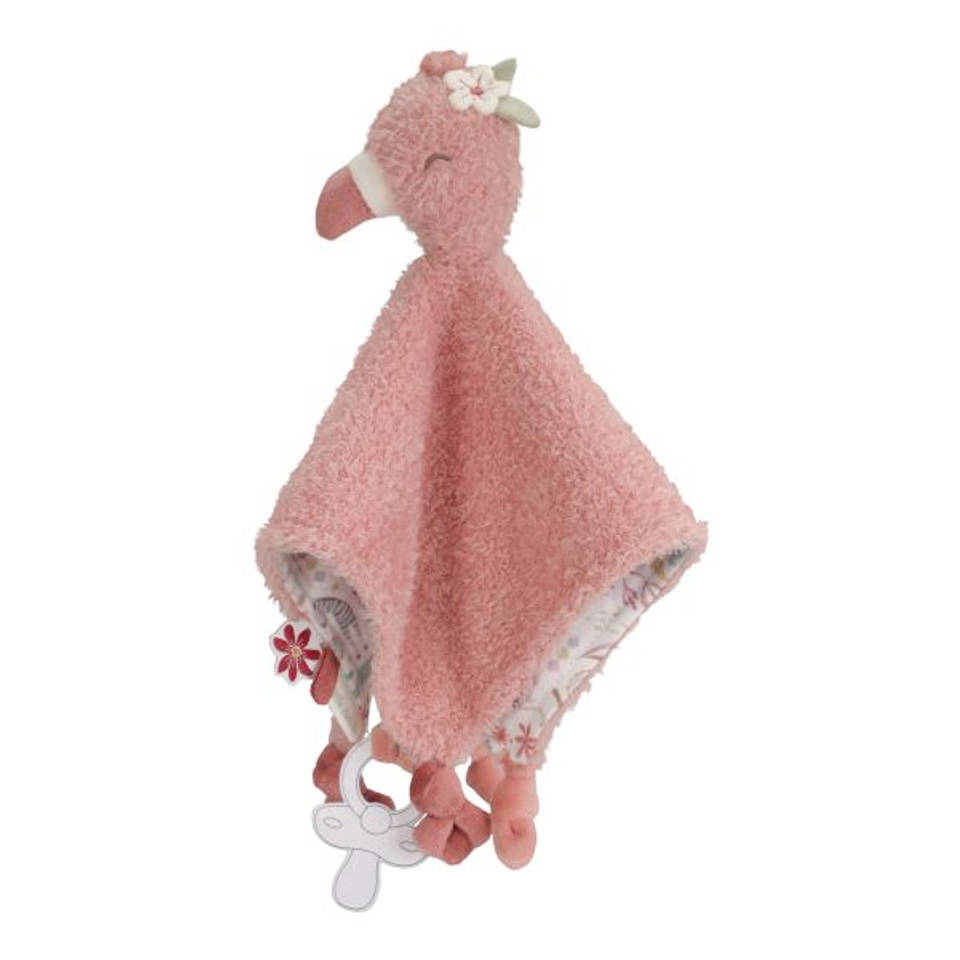 Little Dutch Safari Friends flamingo knuffeldoekje