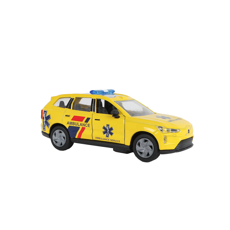 Kids Globe Traffic Volvo EX90 ambulance met licht en geluid