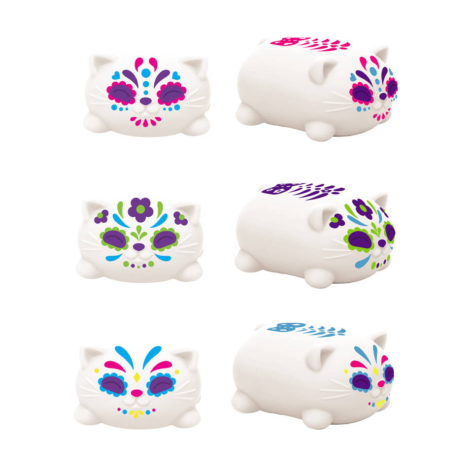 NeeDoh Sugar Skull Cats