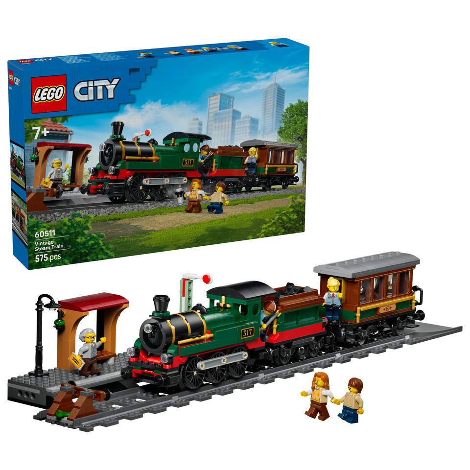 LEGO City vintage stoomtrein 60511