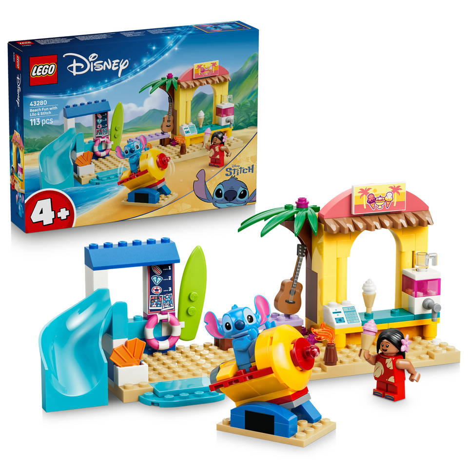 LEGO Disney strandplezier met Lilo en Stitch 43280
