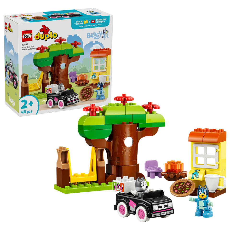 LEGO DUPLO pizzameisjes met Muffin en Bluey 10469