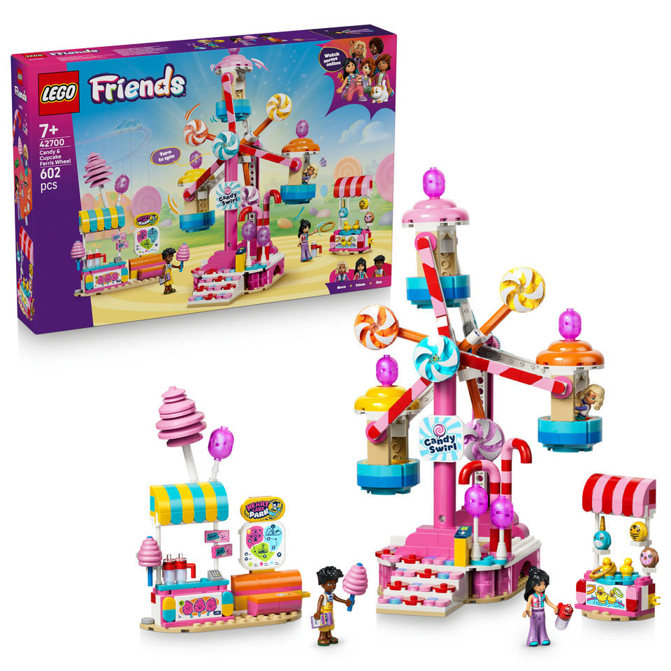 LEGO Friends reuzenrad van snoep en cupcakes 42700