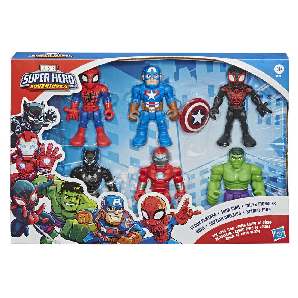Marvel Super Hero Adventures Epic Hero Team speelfigurenset Main Image