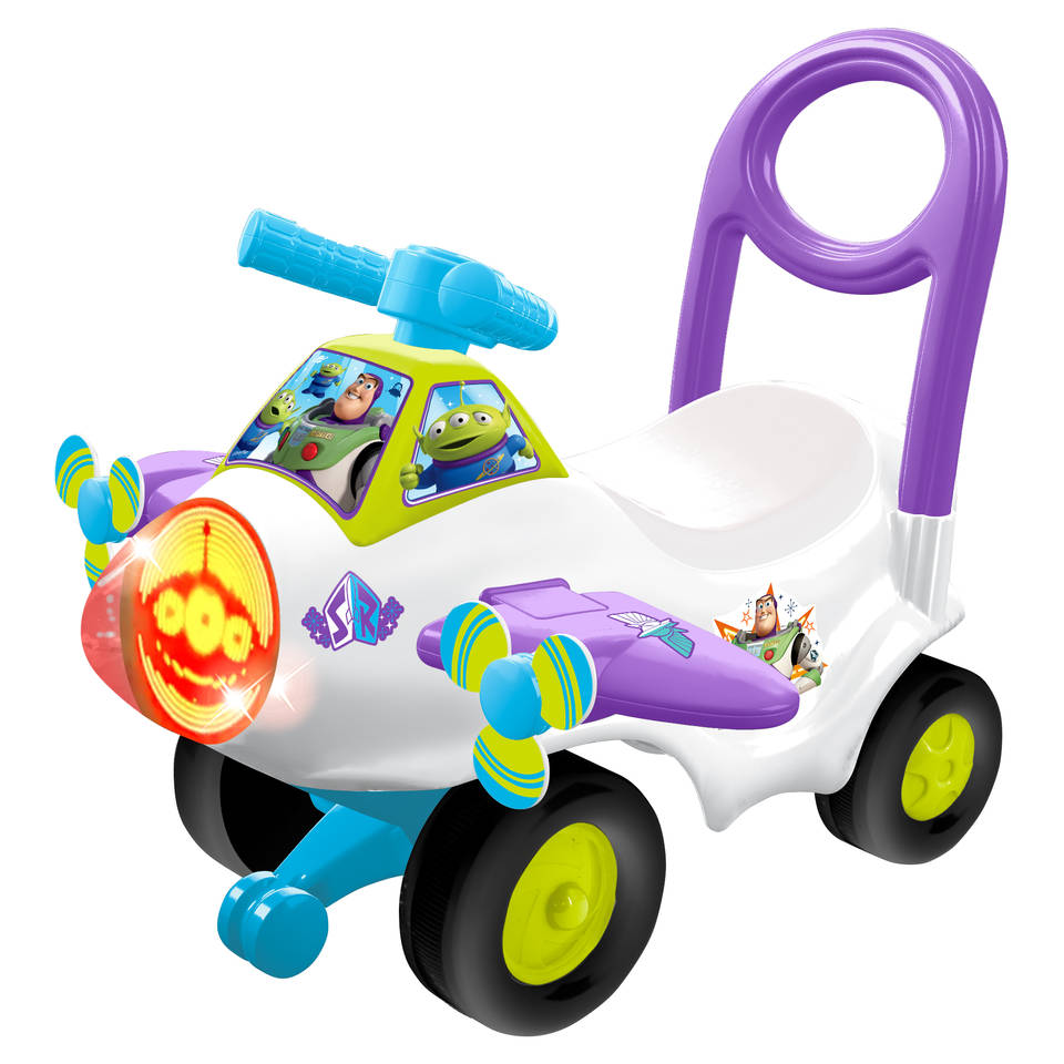 Kiddiland Buzz Lightyear Lights ’n Sounds Buzz' activiteitenvliegtuig loopauto Main Image