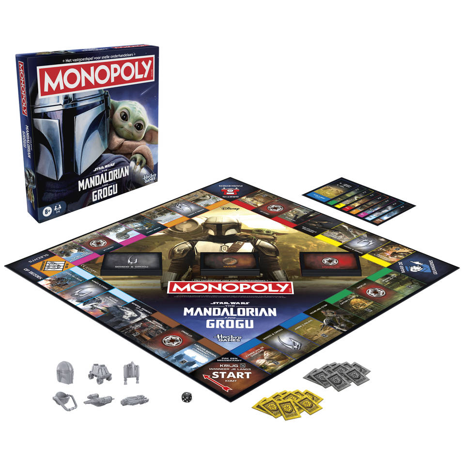 Monopoly Star Wars The Mandalorian and Grogu Main Image