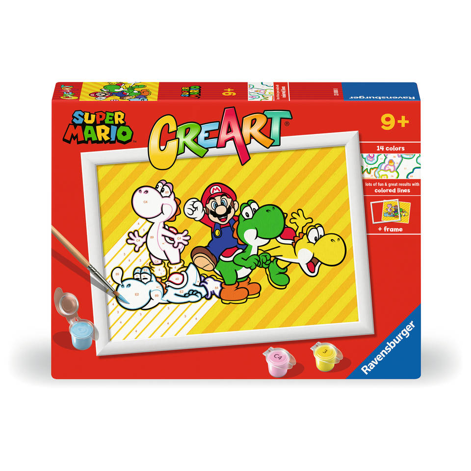 Ravensburger CreArt Schilderen op nummer Super Mario Main Image