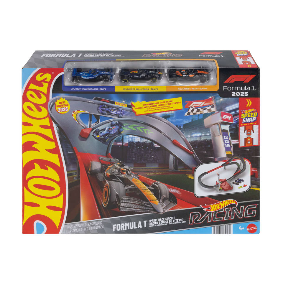 Hot Wheels Racing Formula 1 2025 Sprint Race Circuit Main Image