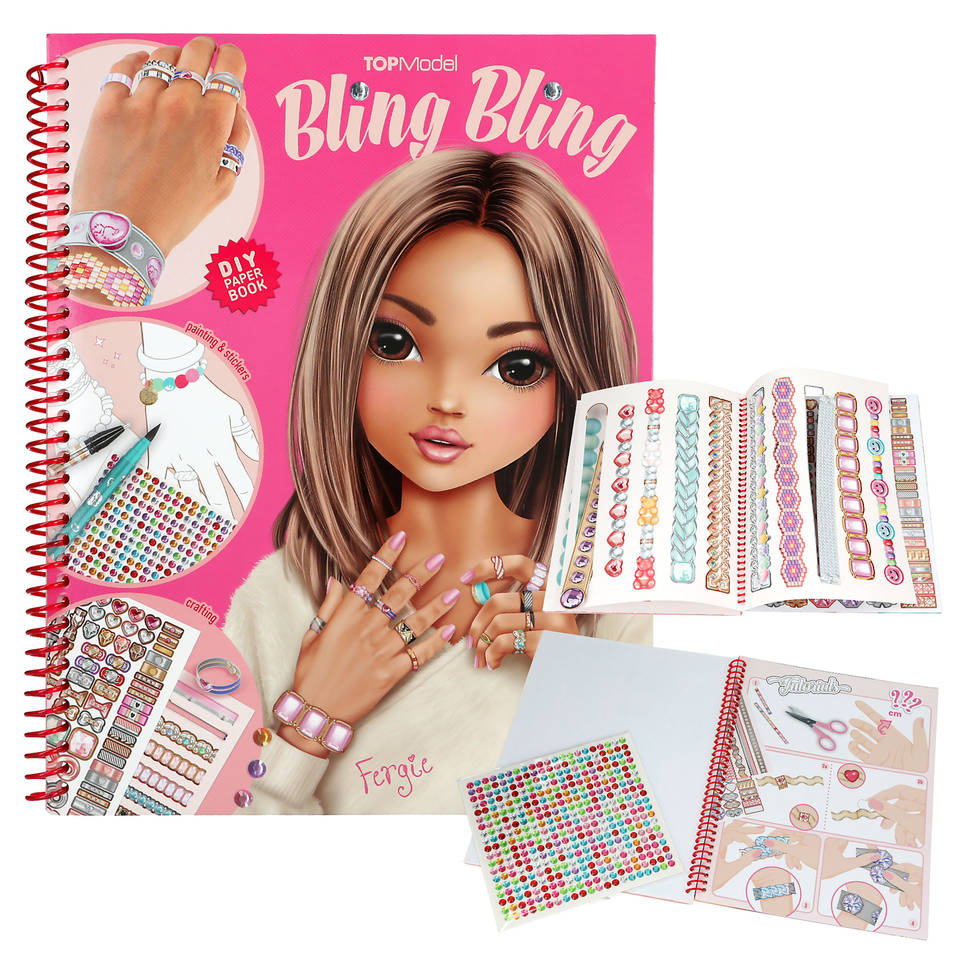 TOPModel Create Your BLING BLING kleurboek Main Image
