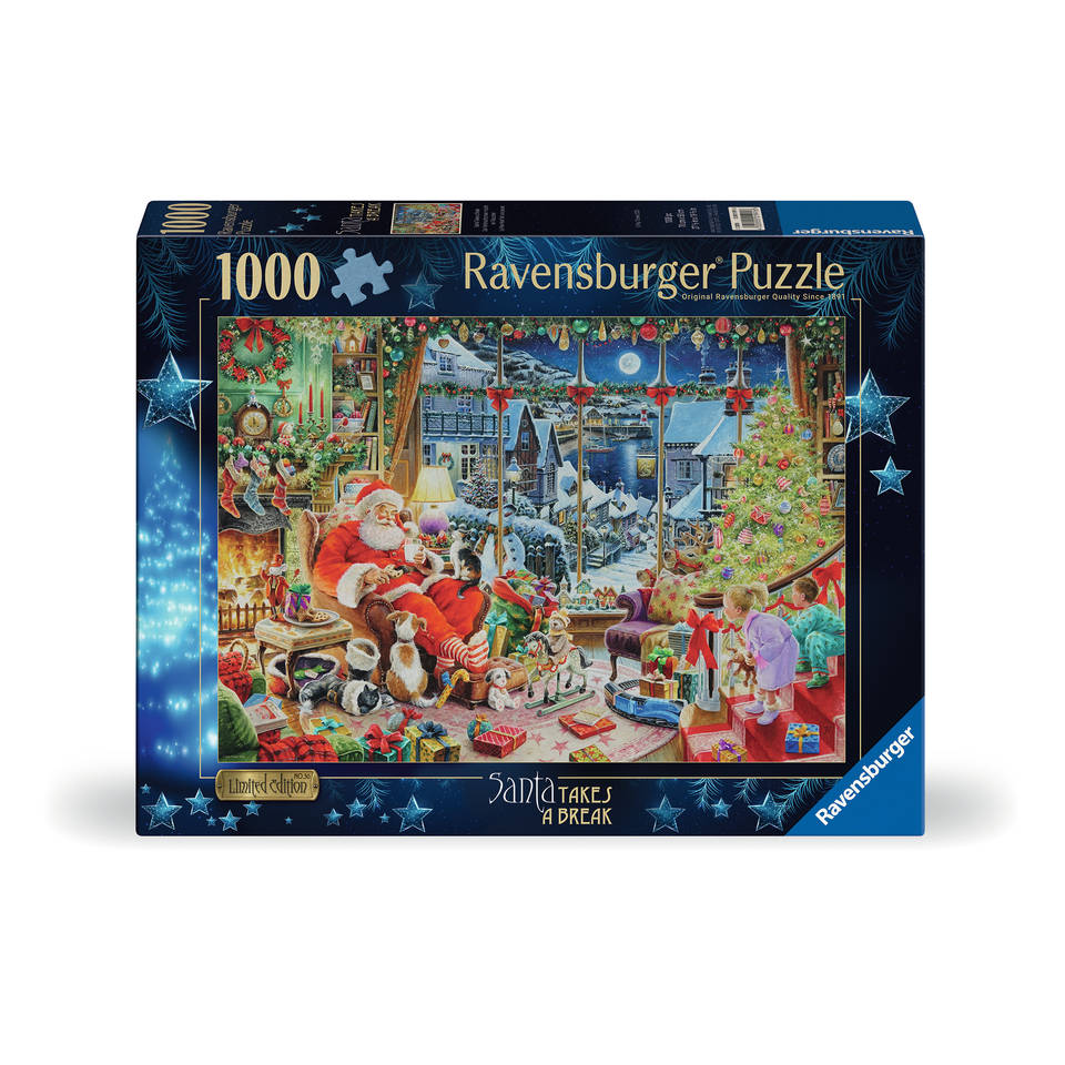 Ravensburger puzzel Santa Takes A Break - 1000 stukjes