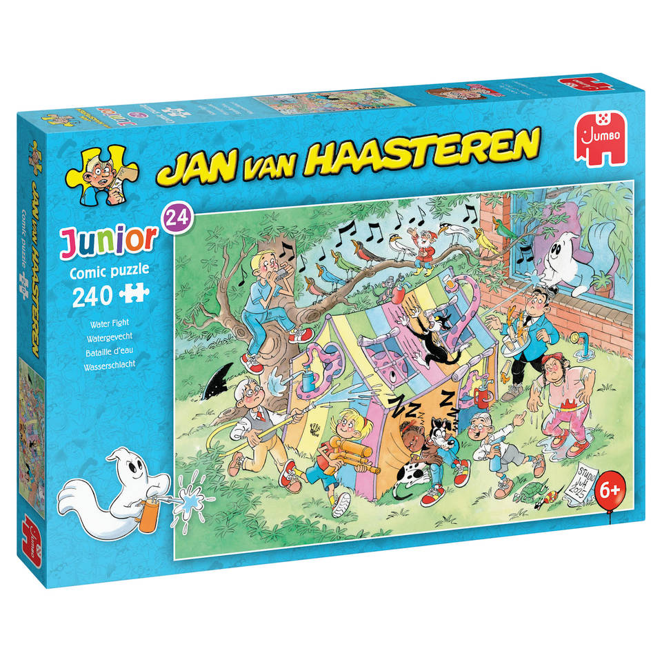 Jumbo Jan van Haasteren Junior puzzel Watergevecht - 240 stukjes