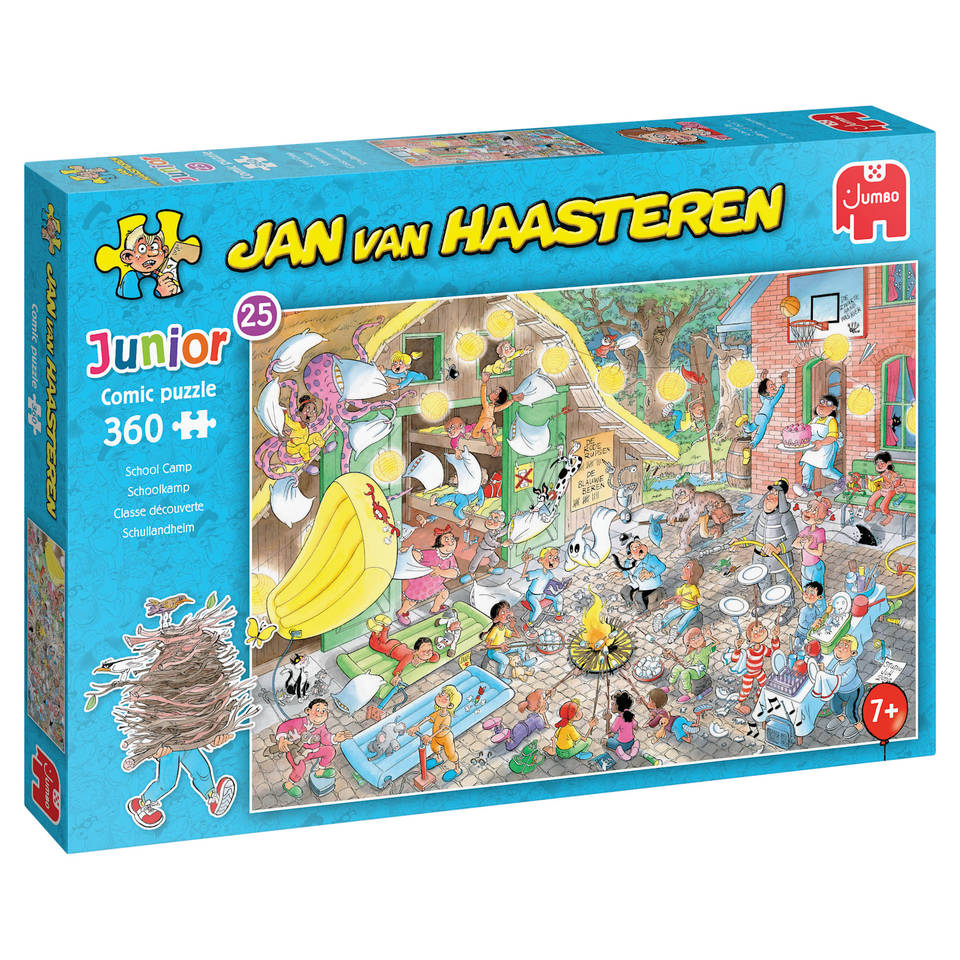 Jumbo Jan van Haasteren Junior puzzel Schoolkamp - 360 stukjes