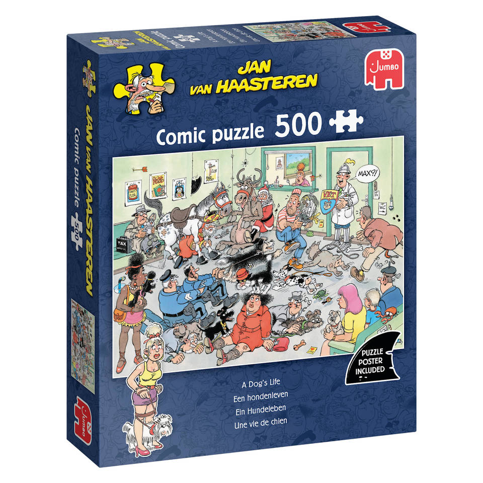 Jumbo Jan van Haasteren puzzel Hondenleven - 500 stukjes