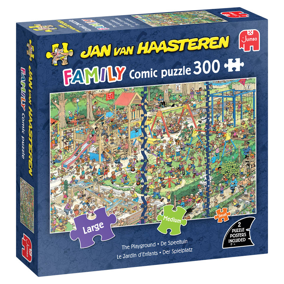 Jumbo Jan van Haasteren Family puzzel De speeltuin - 300 stukjes