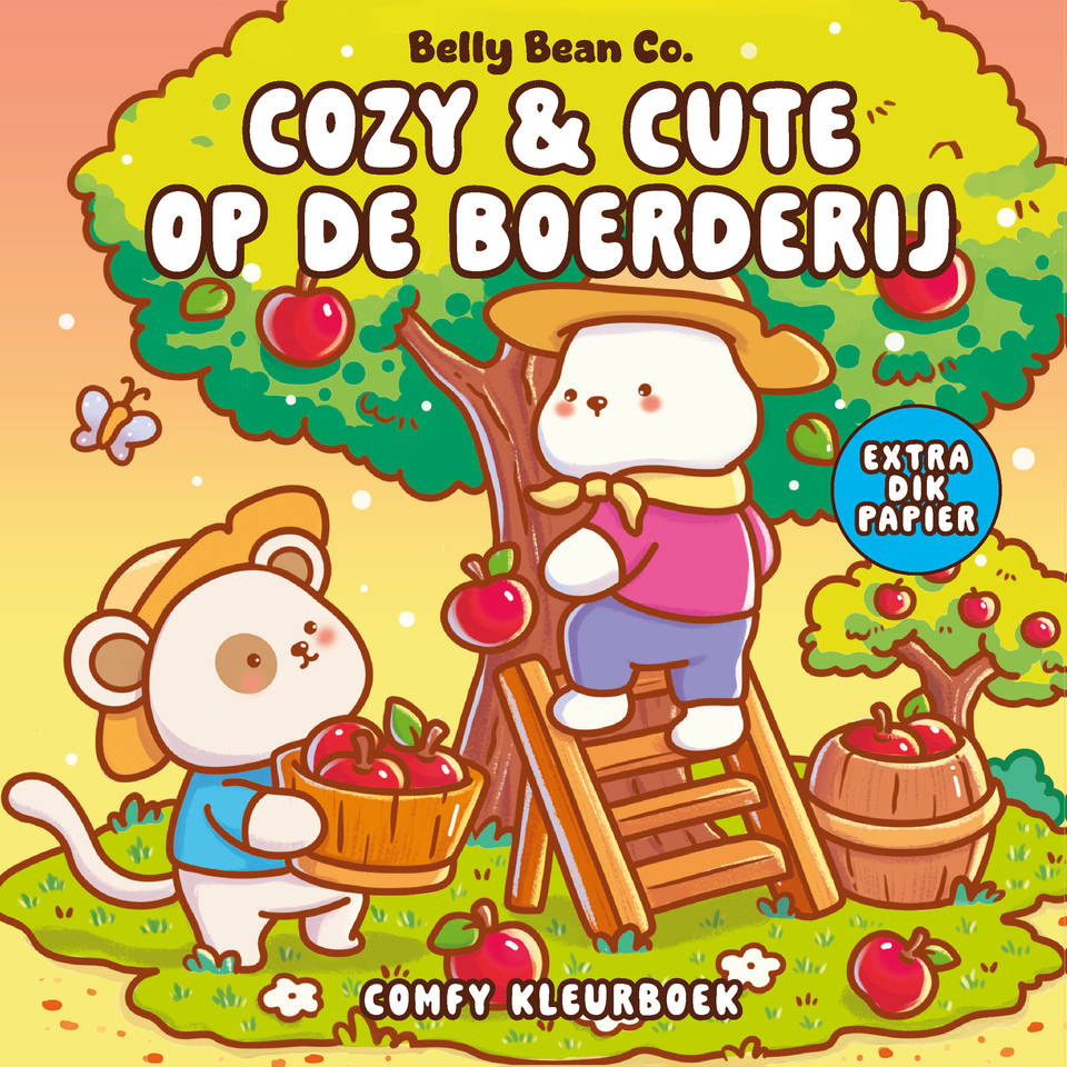 Cozy & Cute op de boerderij kleurboek