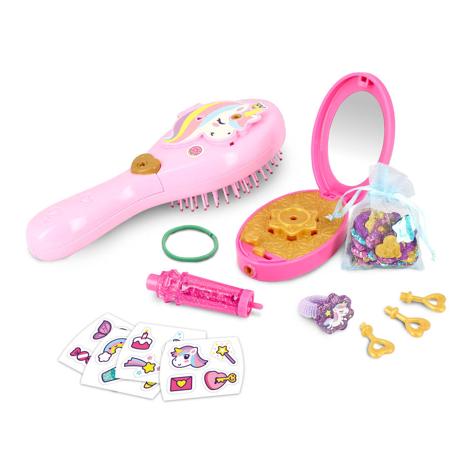 FunLockets geheime haarborstel met glinsters
