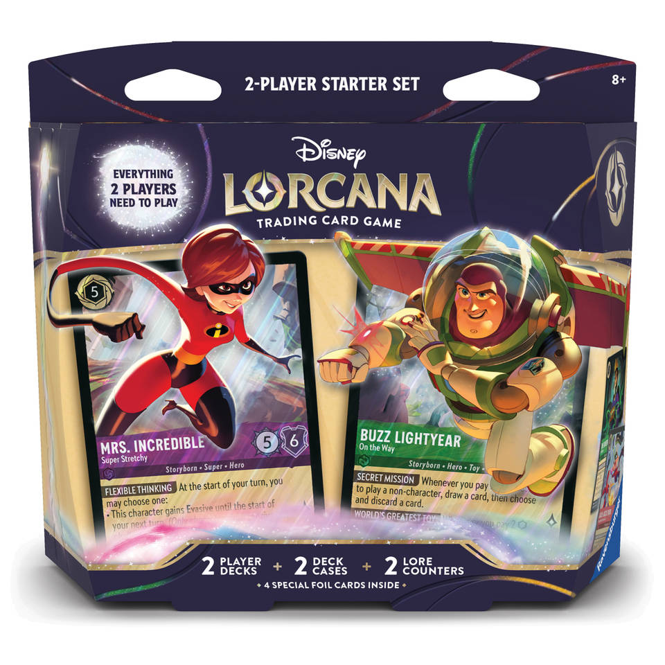 Disney Lorcana Wilds Unknown 2箱セット Disney Lorcana TCG Wilds Unknown 2-Player starter set