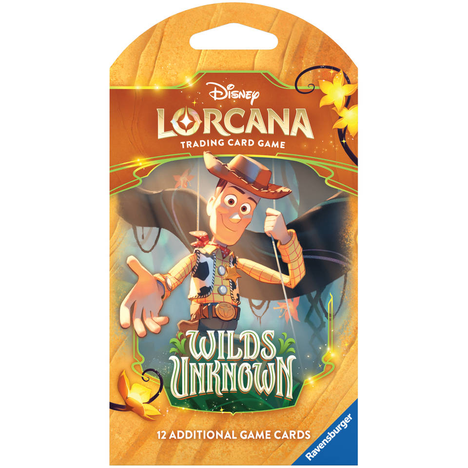 Disney Lorcana TCG Wilds Unknown sleeved booster Main Image