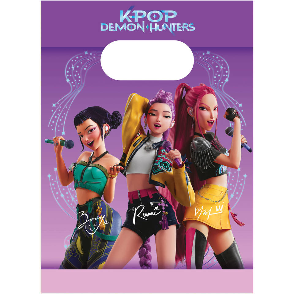 KPop Demon Hunters uitdeelzakjes papier 4-delig Main Image