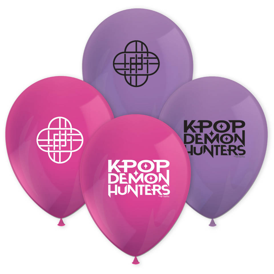 KPop Demon Hunters ballonnenset 8-delig