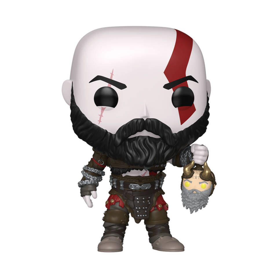 Funko Pop! figuur God of War Ragnarök Kratos with Mimir's Head Main Image