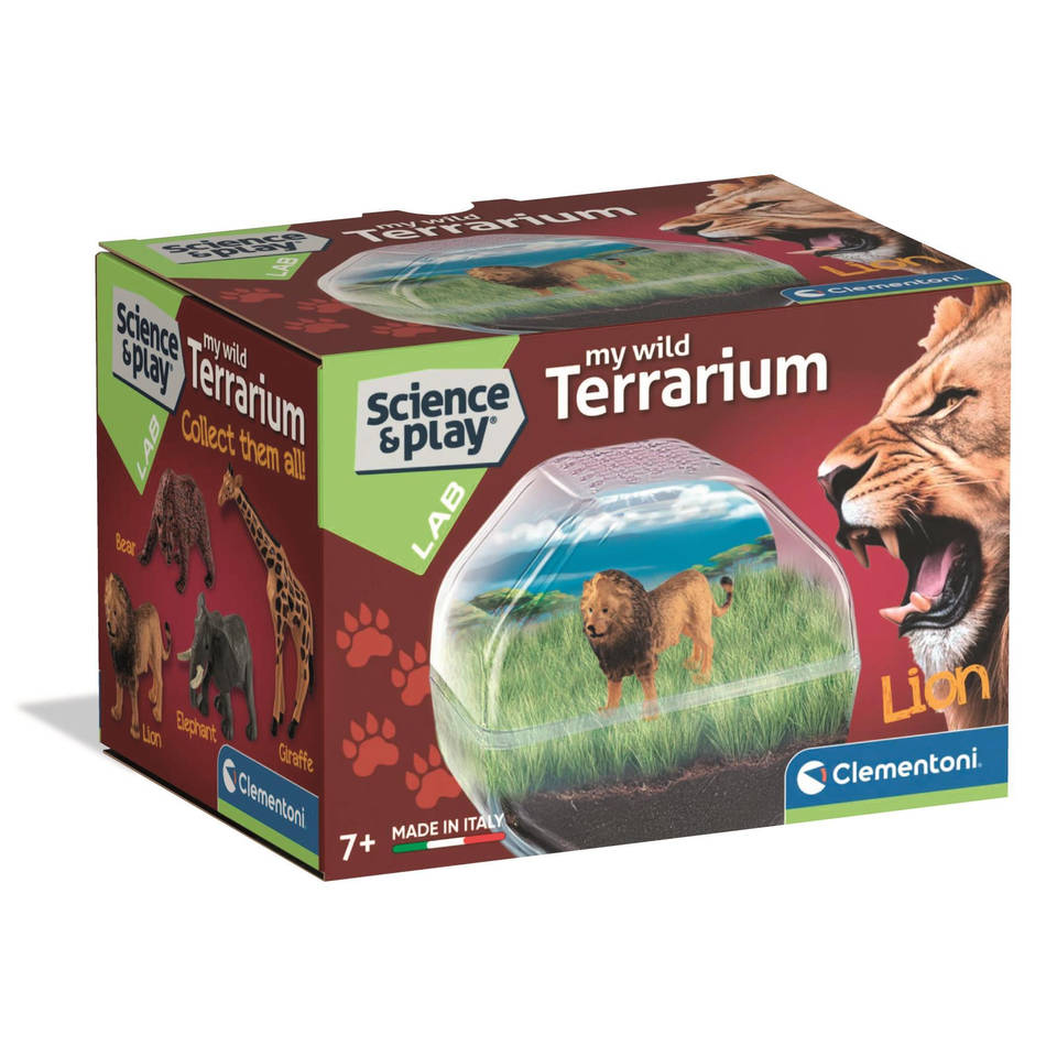 Clementoni Wetenschap & Spel My Wild Terrarium leeuw