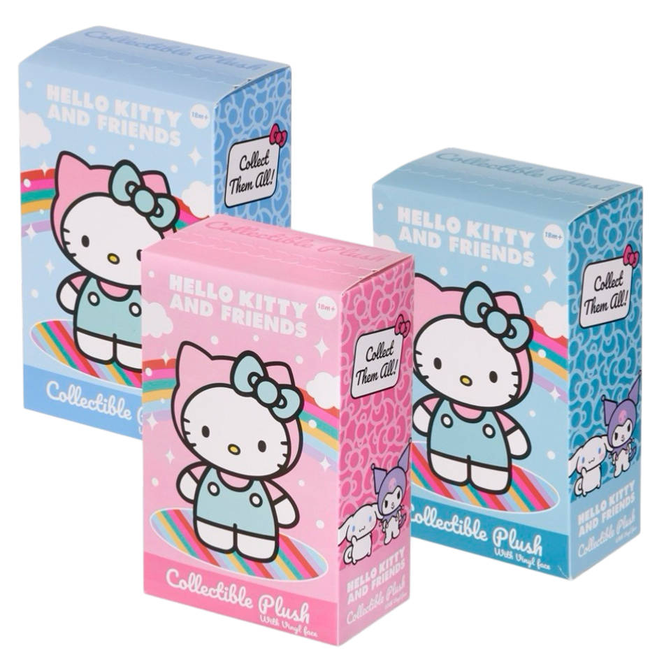 Hello Kitty & Friends Mystery pluchen sleutelhanger blind box