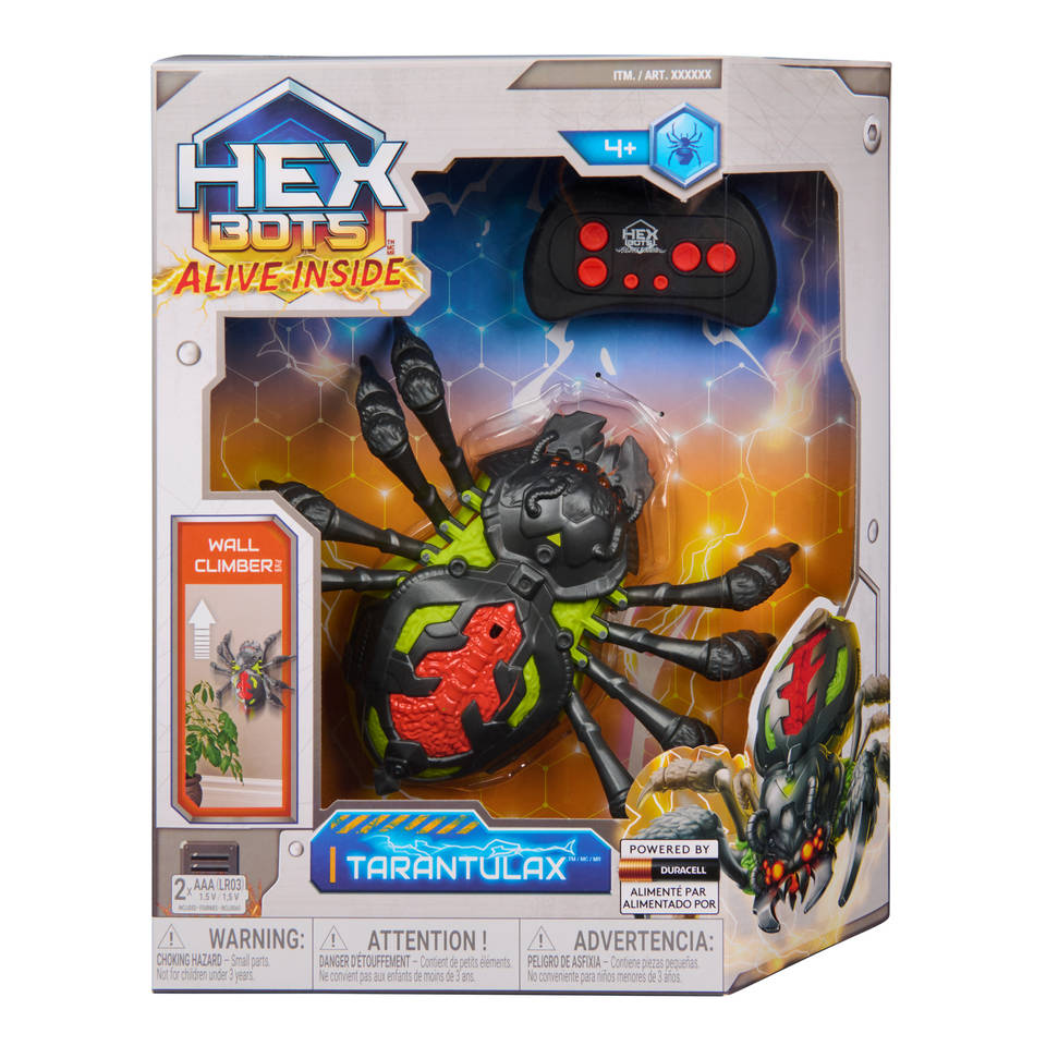 HEX BOTS Wall Crawler Spider robotspin
