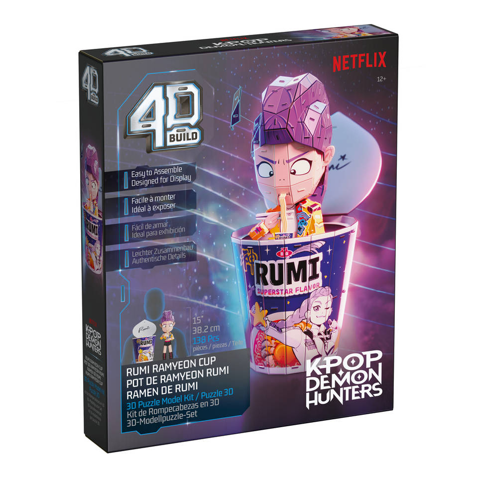 4D Build: KPop Demon Hunters 3D-puzzel Rumi-kommetje met ramyeon