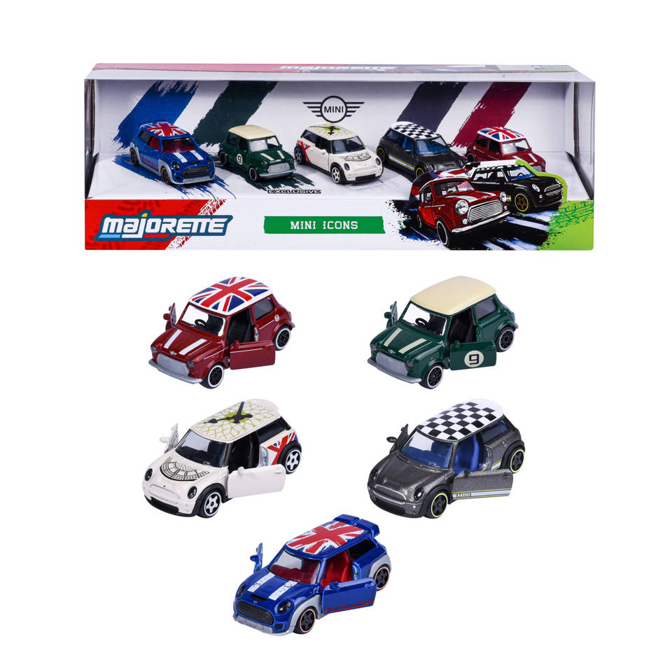 Majorette Mini Icons auto's 5-pack Main Image