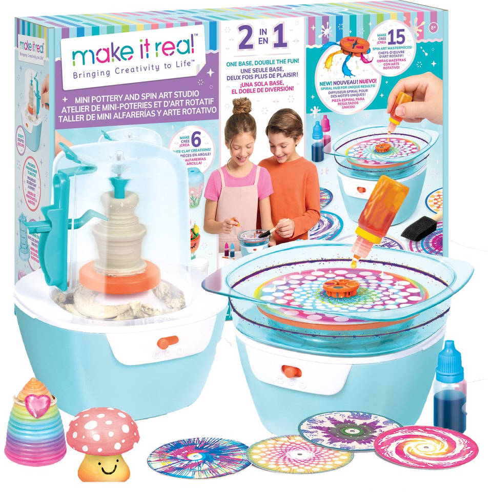 Make it Real 2-in-1 mini pottenbak & draaikunst studio Main Image