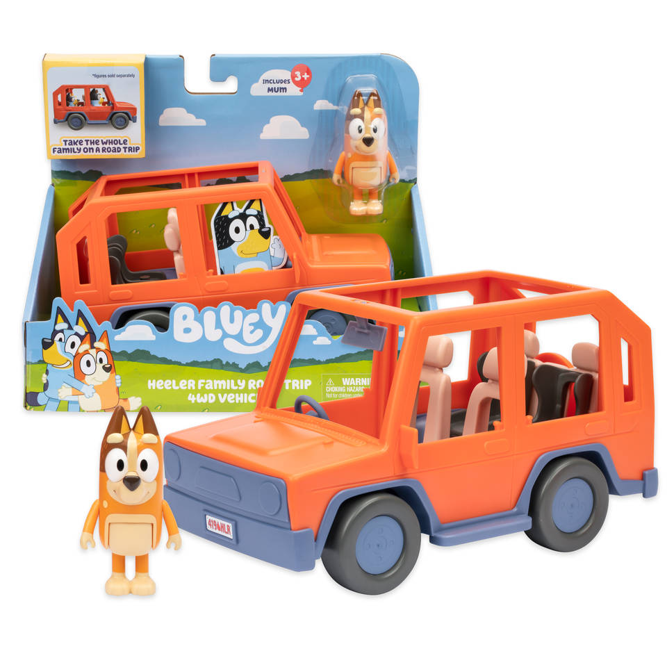 Bluey familie Heeler Road Trip speelset Main Image