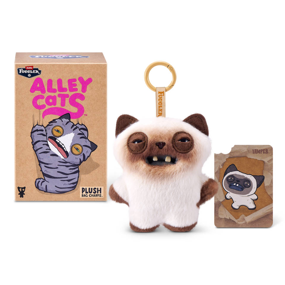 Zuru Fuggler Alley Cat sleutelhanger - 8 cm Main Image