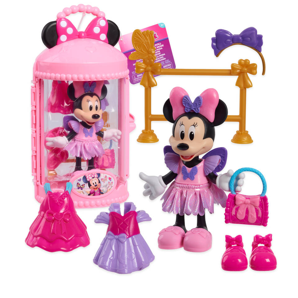 Disney Minnie Mouse Fabulous modepop + kleding en accessoires - 15 cm Main Image