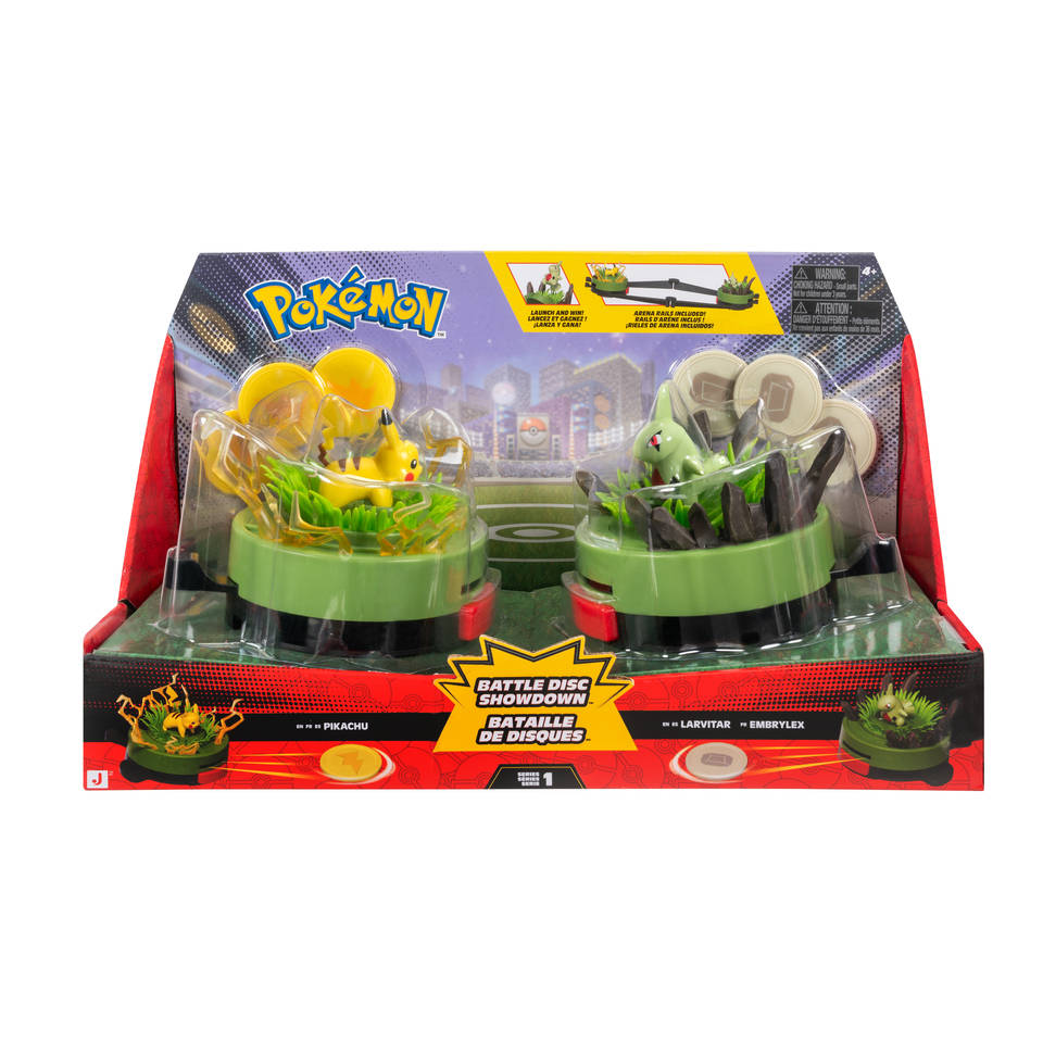 Pokémon Battle Disc Showdown spel Pikachu & Larvitar