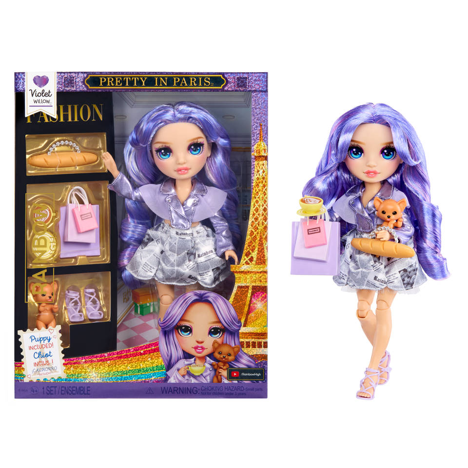 Rainbow High Pretty in Paris modepop Violet Willow Main Image